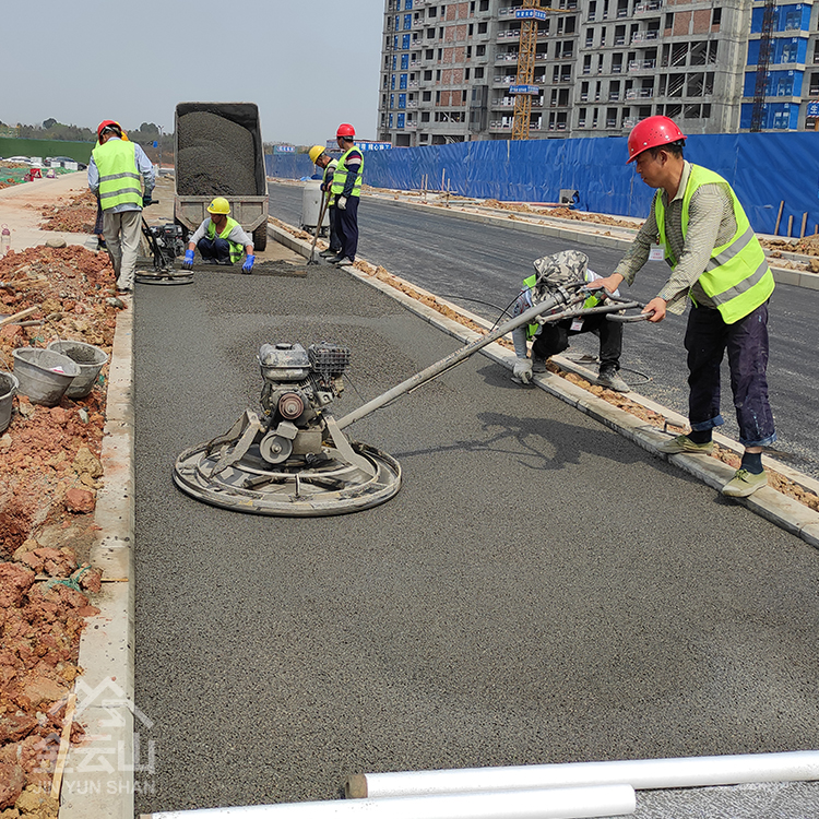 成都市都江堰人行道商混透水混凝土施工-包工包料